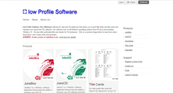 Desktop Screenshot of lowprofilesoftware.com