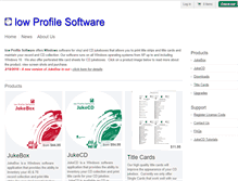Tablet Screenshot of lowprofilesoftware.com
